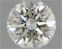 Natural Diamond 0.41 Carats, Round with Excellent Cut, H Color, VS1 Clarity and Certified by IGI