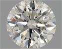 Natural Diamond 0.40 Carats, Round with Excellent Cut, H Color, VS2 Clarity and Certified by IGI