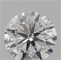 Natural Diamond 0.50 Carats, Round with Good Cut, F Color, SI2 Clarity and Certified by IGI