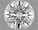 Natural Diamond 0.40 Carats, Round with Excellent Cut, D Color, SI2 Clarity and Certified by GIA