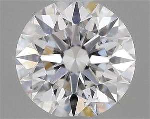 Picture of Natural Diamond 0.40 Carats, Round with Excellent Cut, D Color, SI2 Clarity and Certified by GIA