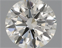 Natural Diamond 0.40 Carats, Round with Excellent Cut, I Color, VS2 Clarity and Certified by IGI