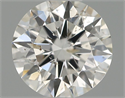 Natural Diamond 0.50 Carats, Round with Excellent Cut, J Color, I1 Clarity and Certified by GIA