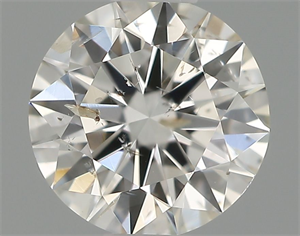 Picture of Natural Diamond 0.50 Carats, Round with Excellent Cut, J Color, I1 Clarity and Certified by GIA