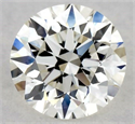 Natural Diamond 0.45 Carats, Round with Excellent Cut, I Color, VVS1 Clarity and Certified by GIA