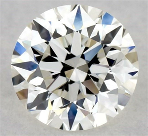 Picture of Natural Diamond 0.45 Carats, Round with Excellent Cut, I Color, VVS1 Clarity and Certified by GIA