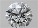 Natural Diamond 0.50 Carats, Round with Very Good Cut, J Color, VS1 Clarity and Certified by GIA