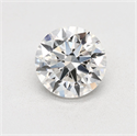 Natural Diamond 2.50 Carats, Round with Excellent Cut, I Color, SI1 Clarity and Certified by GIA