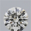 Natural Diamond 0.41 Carats, Round with Excellent Cut, H Color, VS2 Clarity and Certified by IGI