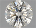 Natural Diamond 2.01 Carats, Round with Excellent Cut, J Color, VS2 Clarity and Certified by GIA