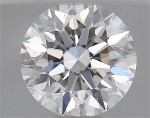 Picture of Natural Diamond 0.41 Carats, Round with Excellent Cut, E Color, VS2 Clarity and Certified by GIA