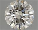 Natural Diamond 0.40 Carats, Round with Excellent Cut, K Color, SI1 Clarity and Certified by GIA