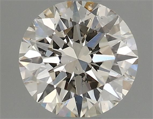 Picture of Natural Diamond 0.40 Carats, Round with Excellent Cut, K Color, SI1 Clarity and Certified by GIA