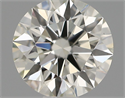 Natural Diamond 0.53 Carats, Round with Excellent Cut, I Color, VS2 Clarity and Certified by IGI