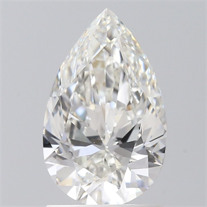 Picture of Natural Diamond 1.20 Carats, Pear with  Cut, G Color, VS2 Clarity and Certified by GIA