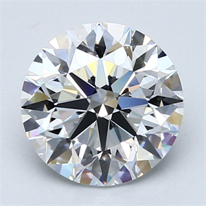 Picture of Natural Diamond 2.51 Carats, Round with Excellent Cut, D Color, VS1 Clarity and Certified by GIA