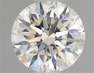 Picture of Natural Diamond 0.57 Carats, Round with Excellent Cut, K Color, VS2 Clarity and Certified by GIA