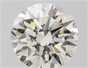 Natural Diamond 3.05 Carats, Round with Excellent Cut, J Color, SI1 Clarity and Certified by IGI