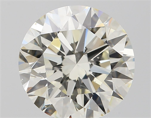 Picture of Natural Diamond 3.05 Carats, Round with Excellent Cut, J Color, SI1 Clarity and Certified by IGI