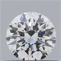 Natural Diamond 0.43 Carats, Round with Excellent Cut, G Color, VS2 Clarity and Certified by GIA