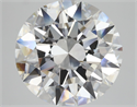 Natural Diamond 5.01 Carats, Round with Excellent Cut, F Color, VS1 Clarity and Certified by GIA