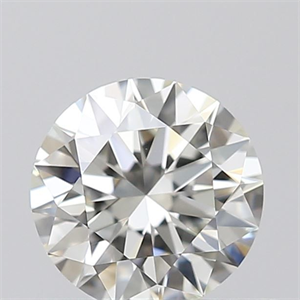 Picture of Natural Diamond 0.40 Carats, Round with Excellent Cut, J Color, VVS1 Clarity and Certified by GIA