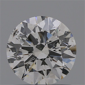 Picture of Natural Diamond 0.40 Carats, Round with Excellent Cut, E Color, VVS2 Clarity and Certified by GIA