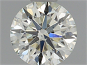 Natural Diamond 0.51 Carats, Round with Excellent Cut, K Color, SI1 Clarity and Certified by GIA