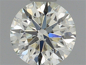 Picture of Natural Diamond 0.51 Carats, Round with Excellent Cut, K Color, SI1 Clarity and Certified by GIA