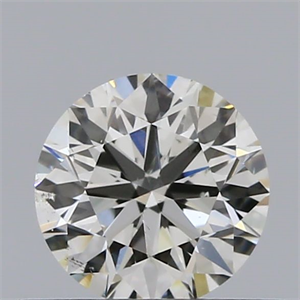 Picture of Natural Diamond 0.40 Carats, Round with Excellent Cut, H Color, SI1 Clarity and Certified by IGI