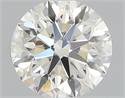 Natural Diamond 0.42 Carats, Round with Excellent Cut, K Color, VS1 Clarity and Certified by GIA