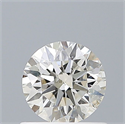 Natural Diamond 0.58 Carats, Round with Excellent Cut, J Color, SI2 Clarity and Certified by GIA