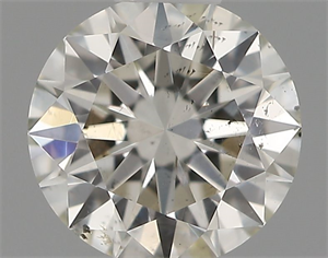 Picture of Natural Diamond 0.40 Carats, Round with Excellent Cut, H Color, SI1 Clarity and Certified by IGI