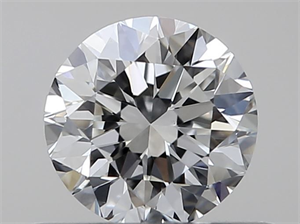 Picture of Natural Diamond 0.40 Carats, Round with Very Good Cut, H Color, VVS2 Clarity and Certified by GIA