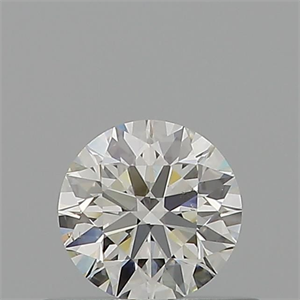 Picture of Natural Diamond 0.45 Carats, Round with Excellent Cut, I Color, SI1 Clarity and Certified by GIA