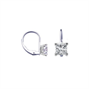 Picture of Locked French wire hinged Princess earrings