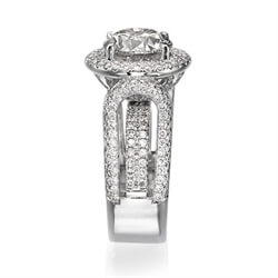 Picture of 1.90 carat diamonds and Corundum Cocktail ring 