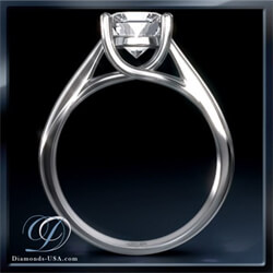 Picture of CrissCross, solitaire engagement ring
