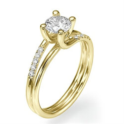 Picture of The Omega diamond engagement ring