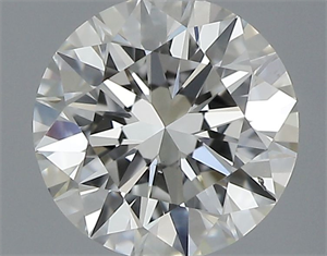 Picture of Natural Diamond 0.50 Carats, Round with Excellent Cut, J Color, SI1 Clarity and Certified by GIA