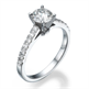 Picture of Solid delicate engagement ring 
