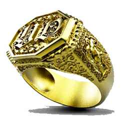 Bespoke Man ring, your initials & Zodiac sign