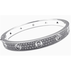 Picture of bangle 4 carats 18 cm