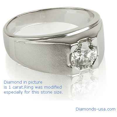 Men diamond ring for Rounds and Princess