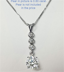 Picture of 1/3 carat diamonds, all shapes Pendant
