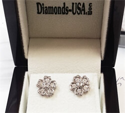 Picture of 0.50 Carat Heart designers earrings,