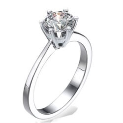 Picture of New  Martini prongs head diamond engagement ring