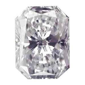 Picture of 0.61 Carats, Radiant Diamond with Ideal Cut, D Color, VVS2 Clarity and Certified By EGL