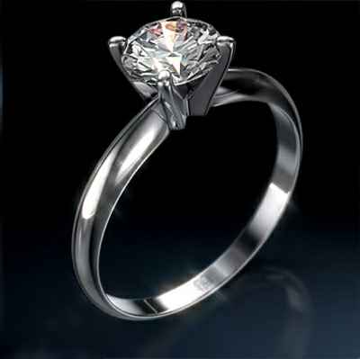 cheap engagement ring, Tiffany style solitaire