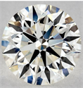 1.45 quilates, diamante redondo con corte excelente, color I, claridad VVS2 y certificado por GIA
